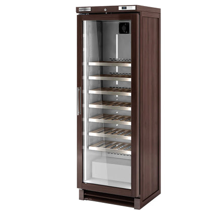 GGM Gastro Commercial Wine Fridge - Pine wood - Single Zone - 350L - max. 100 bottles