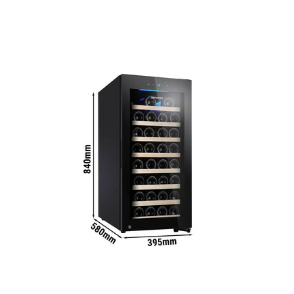 GGM Gastro Commercial Wine Fridge - Single Zone - 100L - max. 38 bottles