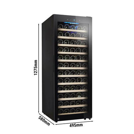 GGM Gastro Commercial Wine Fridge - Single Zone - 200L - max. 80 bottles