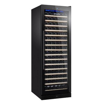 GGM Gastro Commercial Wine Fridge - Stainless Steel - Freestanding - Dual Zone - 450L - max. 160 bottles - For UK