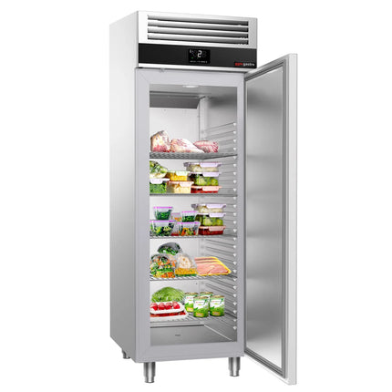 GGM Gastro CommercialUpright Fridge Stainless steel PREMIUM - GN 2/1 - 700L - with 1 door