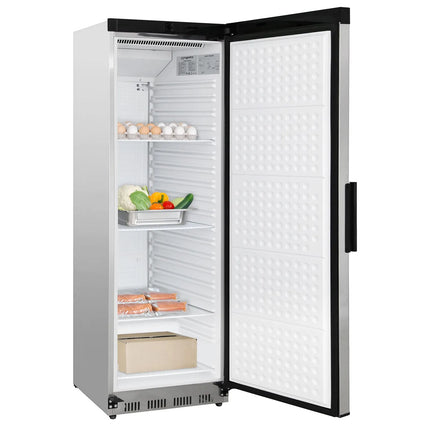 GGM Gastro Compact Commercial Upright Fridge Stainless Steel PREMIUM - 239L - Single Door