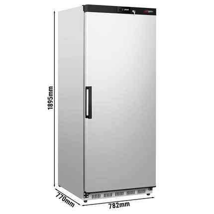 GGM Gastro Compact Commercial Upright Fridge Stainless Steel PREMIUM - 476L - Single Door