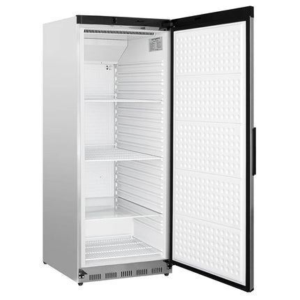 GGM Gastro Compact Commercial Upright Fridge Stainless Steel PREMIUM - 476L - Single Door