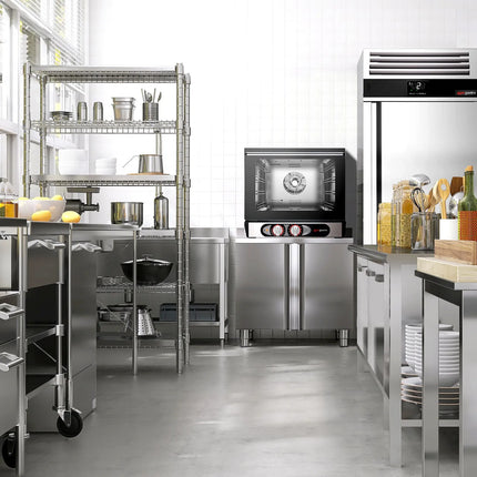 GGM Gastro Compact Convection Oven - Manual Controls - 1 Baking Chambers - 4x 450x340mm