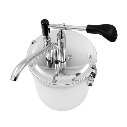 GGM Gastro Condiment Dispenser - 6 litres - Stainless steel - 188x240x420mm - adjustable dose - with container