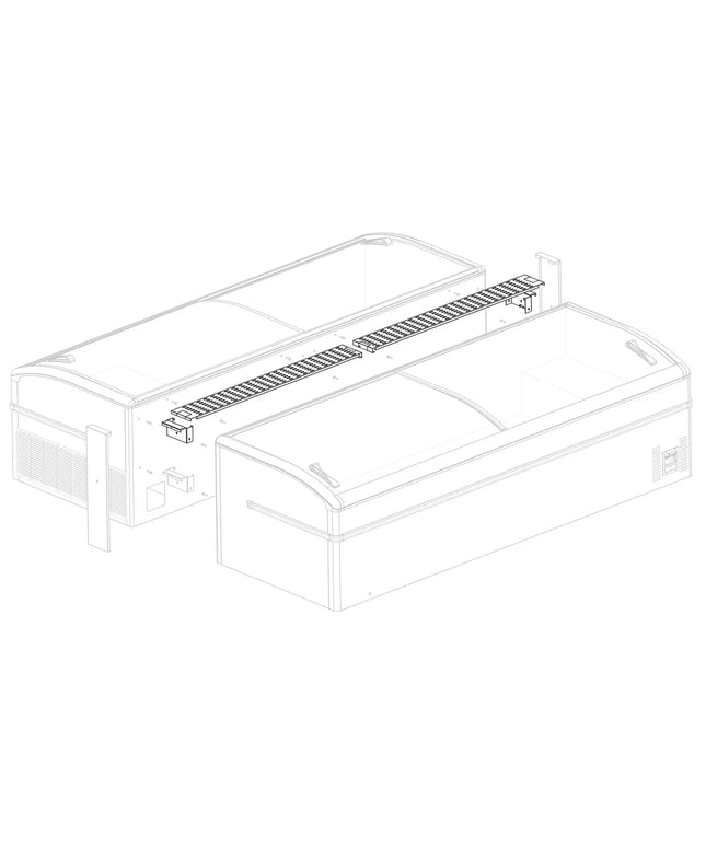 GGM Gastro Connecting strip - White - for TMI400-E
