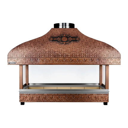 GGM Gastro Copper Charcoal Grill - 1500mm - 1 grill grates - Grill grate: 1300x500mm