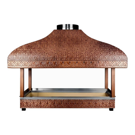 GGM Gastro Copper Charcoal Grill - 1500mm - 1 grill grates - Grill grate: 1300x500mm