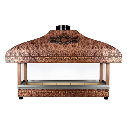 GGM Gastro Copper Charcoal Grill - 2000mm - Grill grate: 1800x500mm