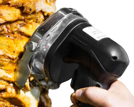 GGM Gastro Cordless Kebab Knife - incl. 2x batteries & charger, sharpening stone