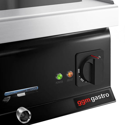 GGM Gastro Countertop Bain Marie - 1x GN 1/1 or 2x GN 1/2 - 1,2 kW - with Drain Tap