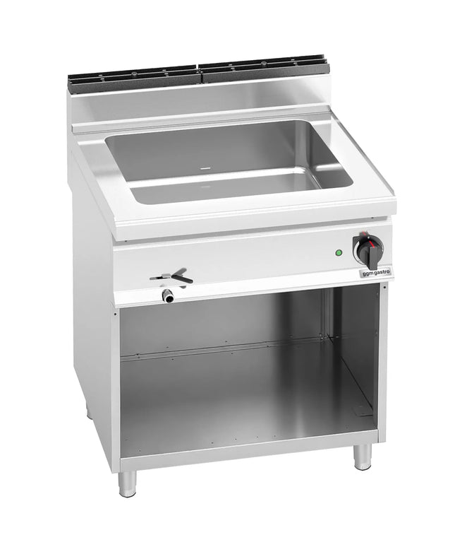 GGM Gastro Countertop Bain Marie - 2x GN 1/1 - 2,4 kW - with Drain Tap
