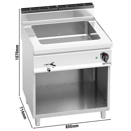 GGM Gastro Countertop Bain Marie - 2x GN 1/1 - 2,4 kW - with Drain Tap