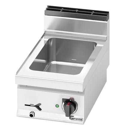 GGM Gastro Countertop Bain Marie - GN 1/1 - 1,2 kW - with Drain Tap