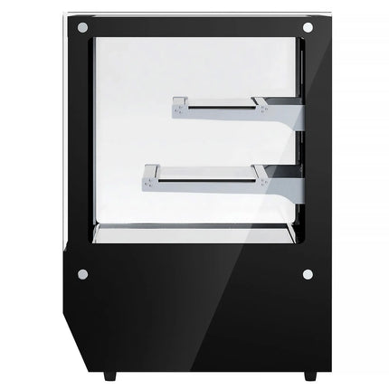 GGM Gastro Countertop display fridge - 160L - 900mm - Double glazing - with 2 glass shelves - rear sliding glass doors