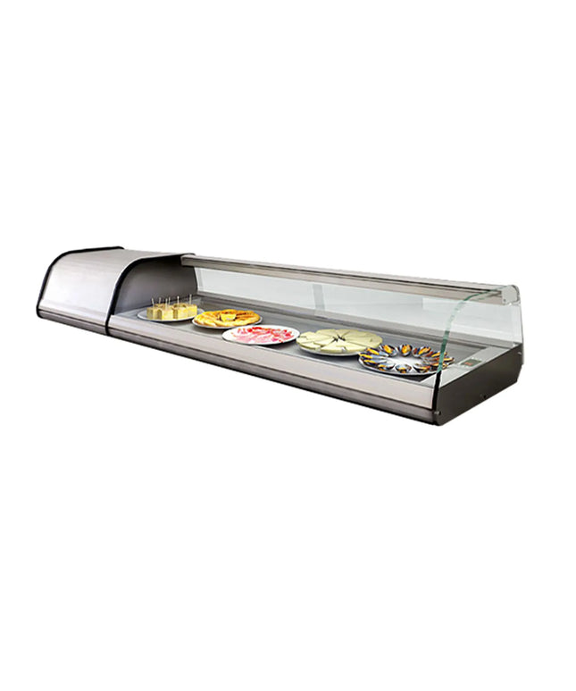 GGM Gastro Countertop Display Fridge PREMIUM PLUS - 1268x410mm - 4x GN 1/3