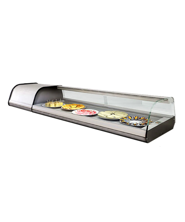 GGM Gastro Countertop Display Fridge PREMIUM PLUS - 1620x230mm - 6x GN 1/3