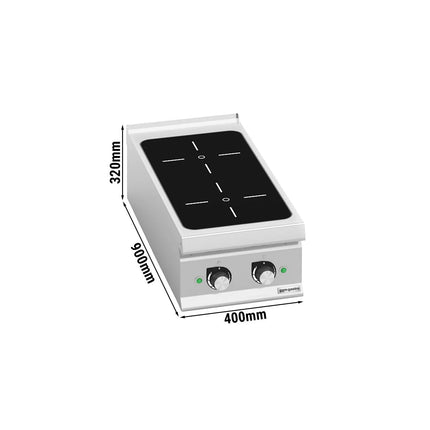 GGM Gastro Countertop Induction Hob - 10kW - 2 zones
