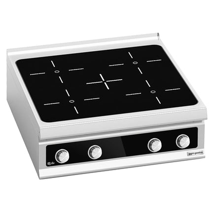 GGM Gastro Countertop Induction Hob - 20kW - 4 zones - Bflex Digital - Heavy Duty - High-Output Model