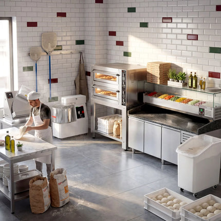 GGM Gastro Countertop Prep Well / Refrigerated Topping Unit PREMIUM - 2000x335mm - 10x GN 1/4