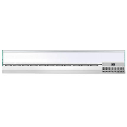 GGM Gastro Countertop Prep Well / Refrigerated Topping Unit PREMIUM PLUS - 2300x413mm - 10x GN 1/3