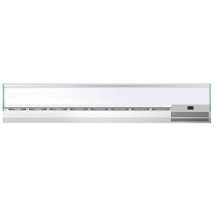 GGM Gastro Countertop Prep Well / Refrigerated Topping Unit PREMIUM PLUS - 1976x413mm - 8x GN 1/3
