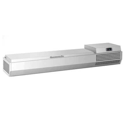 GGM Gastro Countertop Prep Well / Refrigerated Topping Unit PREMIUM PLUS - 1328x260/413mm - 4x GN 1/3