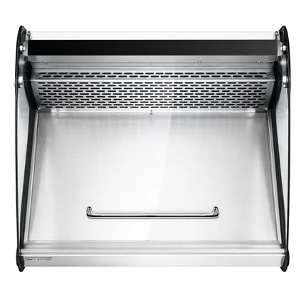 GGM Gastro Countertop refrigerated display case - 118L - 695mm - Double glazing - round - 1 folding glass door - for fresh fish