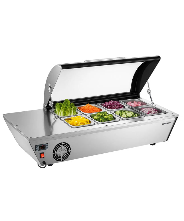GGM Gastro Countertop refrigerated display case - 67L - 1035mm - For 8x GN 1/6 or 4x GN 1/3