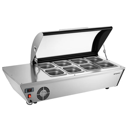 GGM Gastro Countertop refrigerated display case - 67L - 1035mm - For 8x GN 1/6 or 4x GN 1/3