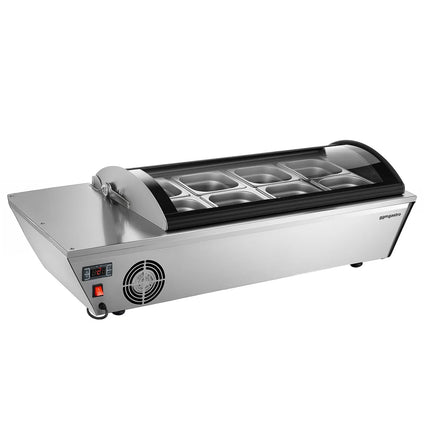 GGM Gastro Countertop refrigerated display case - 67L - 1035mm - For 8x GN 1/6 or 4x GN 1/3