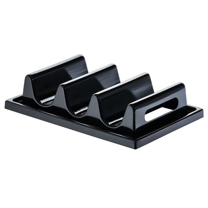 GGM Gastro Countertop Snack Display Stand - with 3 Trays - Polystyrene - Black