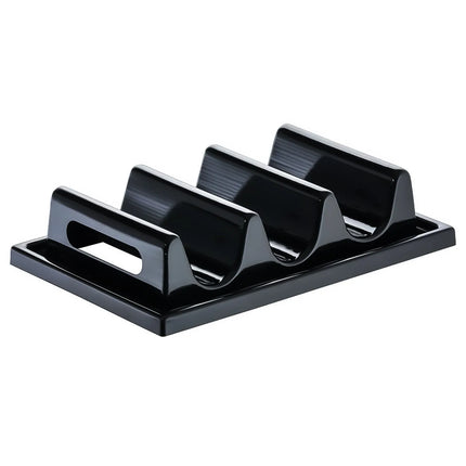 GGM Gastro Countertop Snack Display Stand - with 3 Trays - Polystyrene - Black