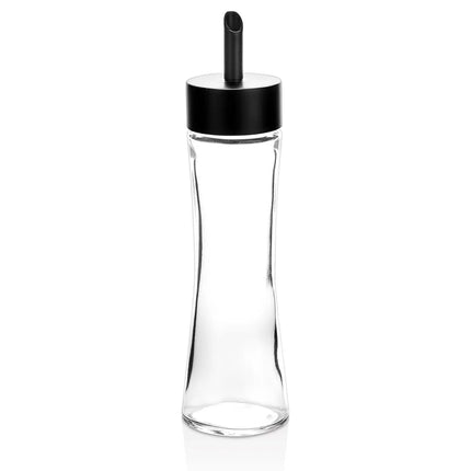 GGM Gastro Cruet Set - 2-piece - Stainless steel stand - Glass - oil & vinegar - Height: 250mm - with removable lids