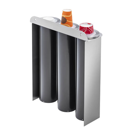 GGM Gastro Cup Dispenser & Double Lid Dispenser - Plastic - Wall-Mounted Version