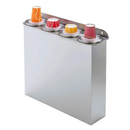 GGM Gastro Cup Dispenser & Double Lid Dispenser - Plastic - Wall-Mounted Version