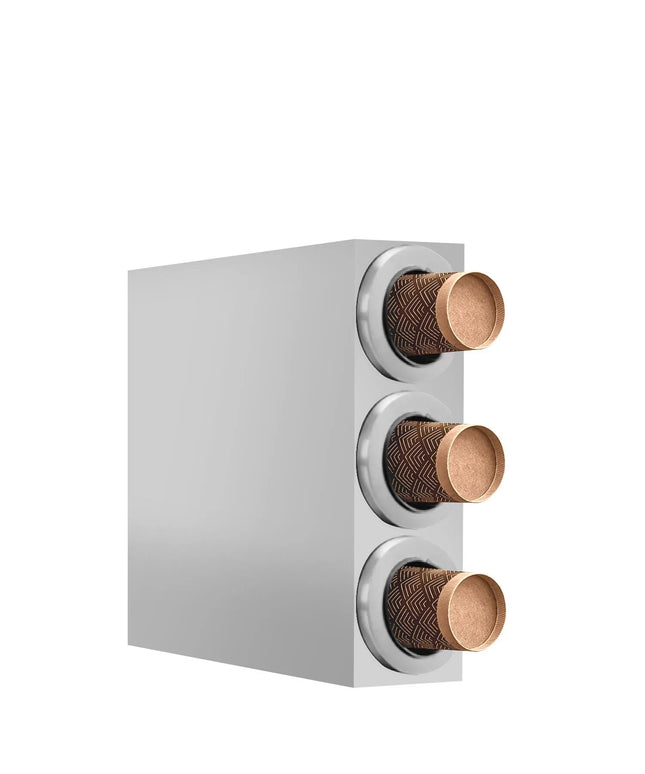 GGM Gastro Cup Dispenser - Stainless Steel - with 3 dispensers