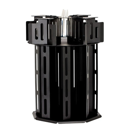 GGM Gastro Cup & Saucer Dispenser - rotating - Black - Stainless Steel - Countertop Version