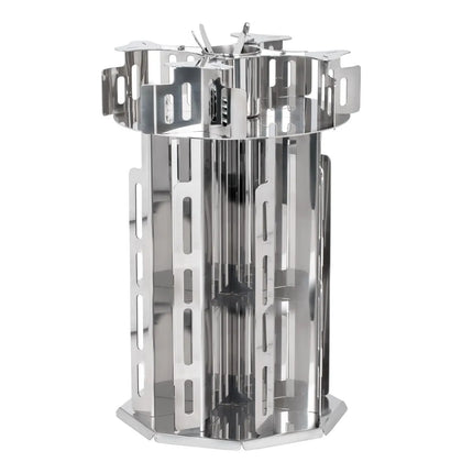 GGM Gastro Cup & Saucer Dispenser - rotating - Stainless Steel