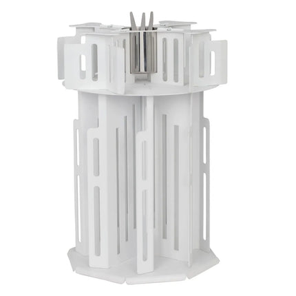 GGM Gastro Cup & Saucer Dispenser - rotating - White - Stainless Steel