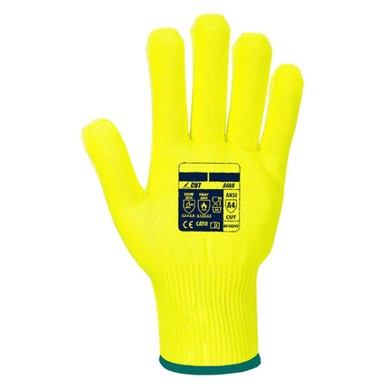 GGM Gastro Cut-Resistant Gloves Pro Cut - Yellow - Size: XL - Cut Level D