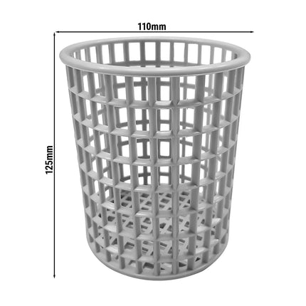 GGM Gastro Cutlery Basket - round - Ø110mm - Grey - for height 125mm