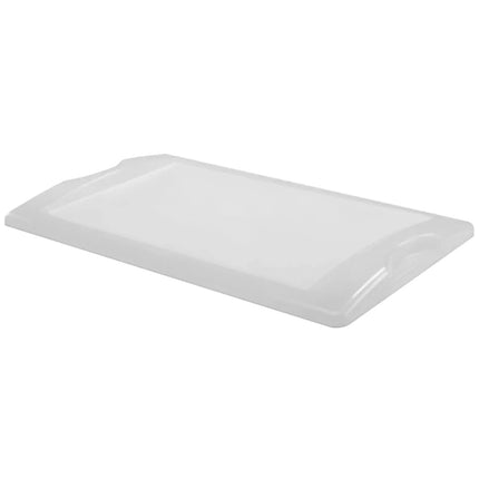 GGM Gastro Cutlery Tray - 537x301mm - Height: 120mm - Polypropylene (PP) - with 4 compartments - incl. lid - Grey