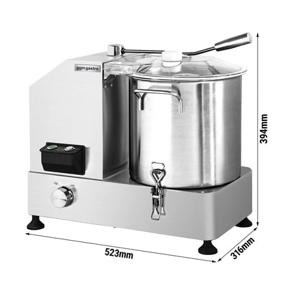 GGM Gastro Cutter Mixer - 6L - 1.8 kW - 230V - 986-2470 rpm