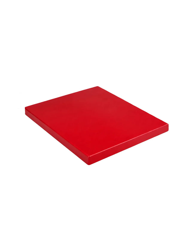 GGM Gastro Cutting/Chopping board with anti-slip feet - 250x400mm - HACCP compliant - Red