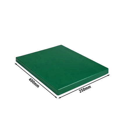 GGM Gastro Cutting/Chopping board with anti-slip feet - 250x400mm - HACCP compliant - Green