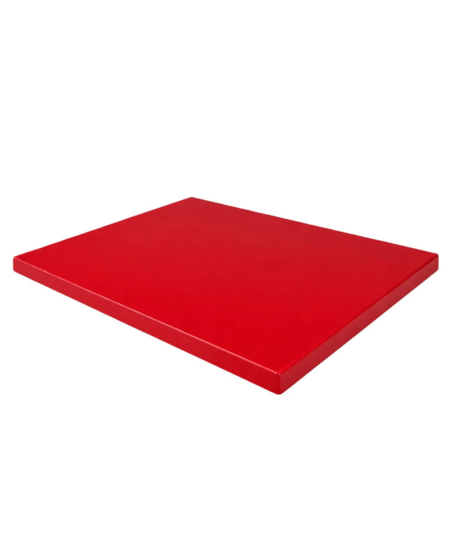 GGM Gastro Cutting/Chopping board with anti-slip feet - 300x500mm - HACCP compliant - Red