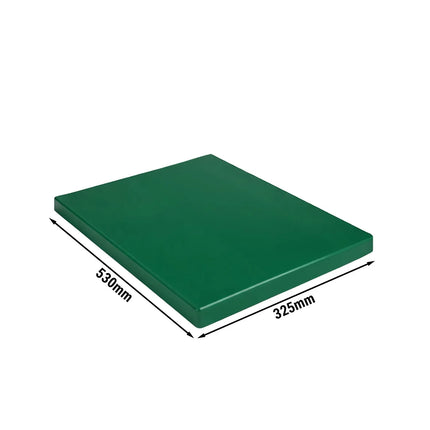 GGM Gastro Cutting/Chopping board with anti-slip feet - 325x530mm - HACCP compliant - Green