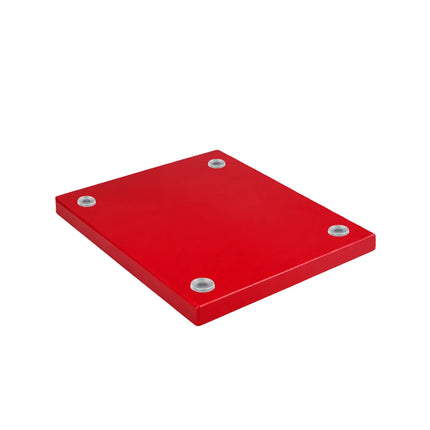 GGM Gastro Cutting/Chopping board with anti-slip feet - 325x530mm - HACCP compliant - Red